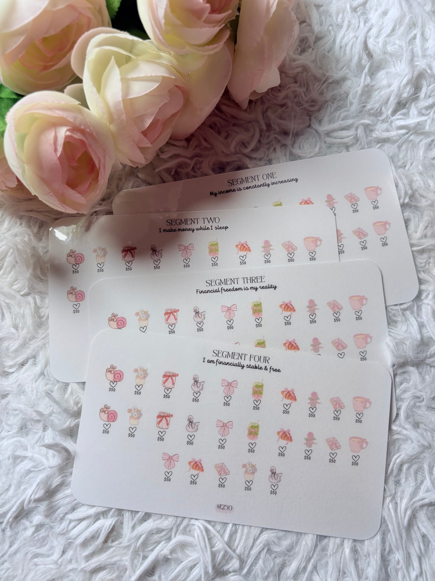 Pink Girly Savings Challenge Bundle