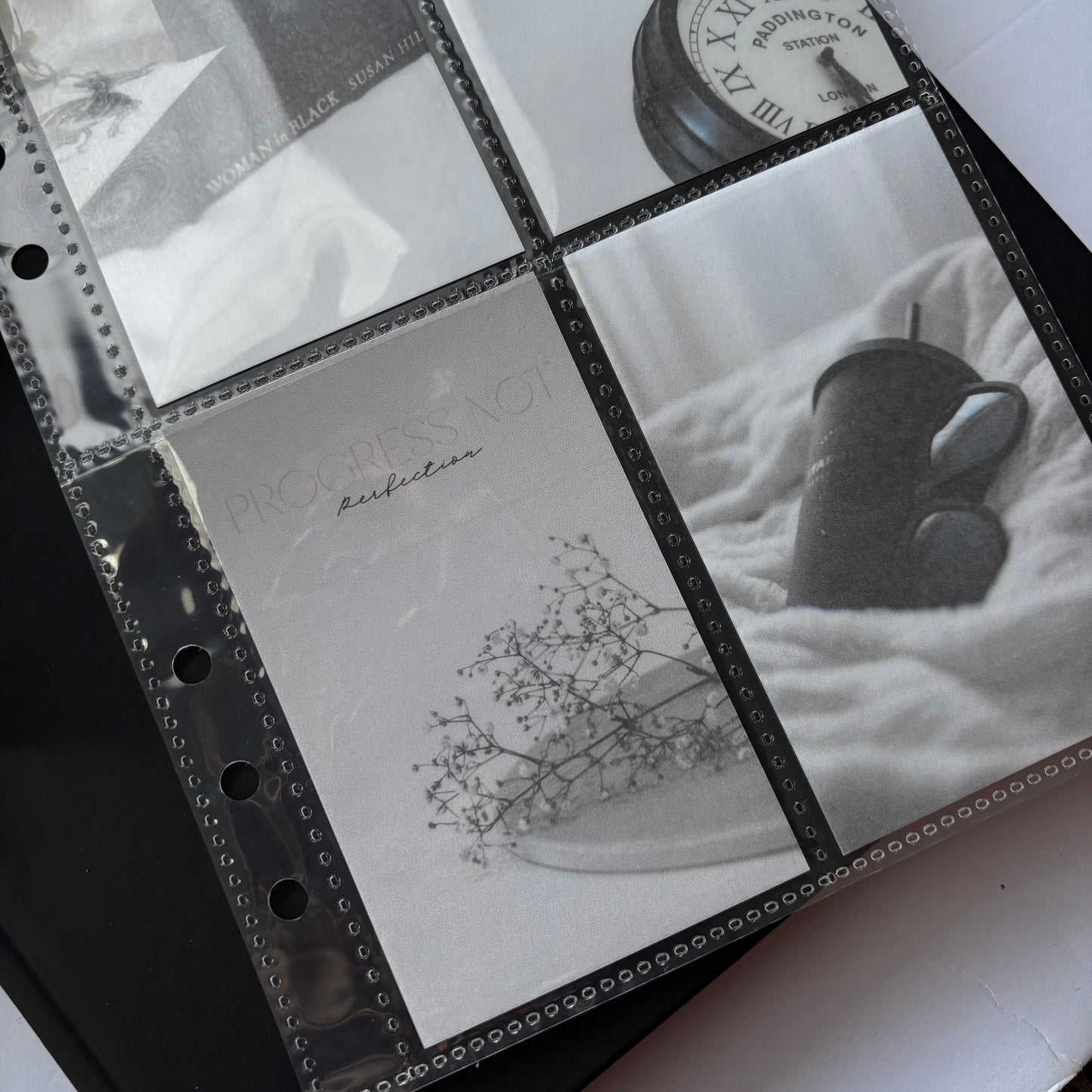 Aesthetic Binder Cards – Set of 4 (Fits A5 Binders)