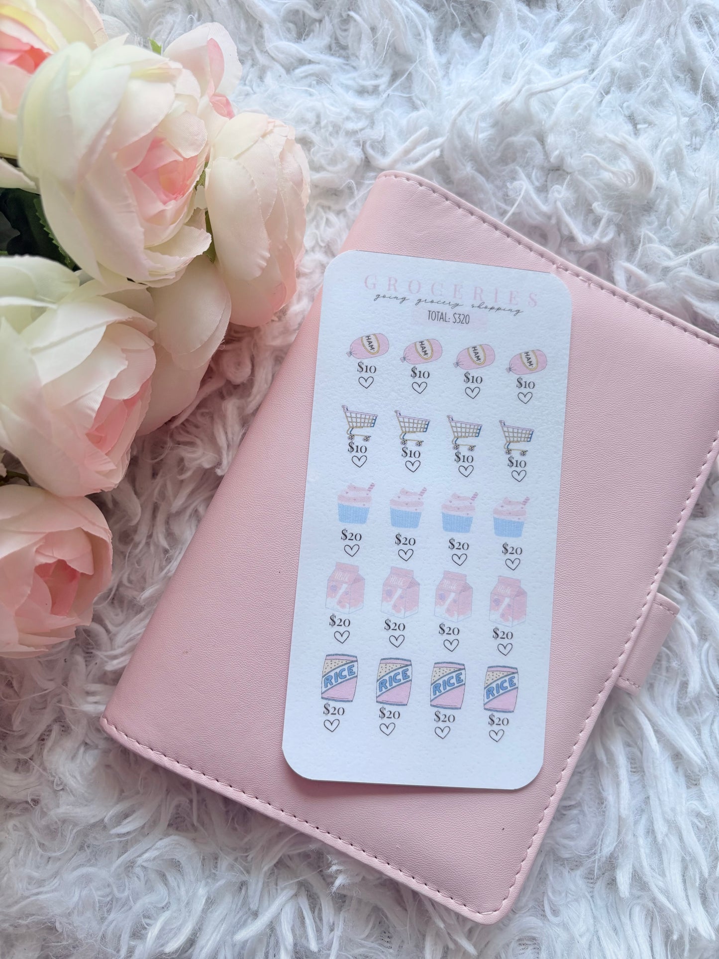 Grocery Savings Challenge- Pink