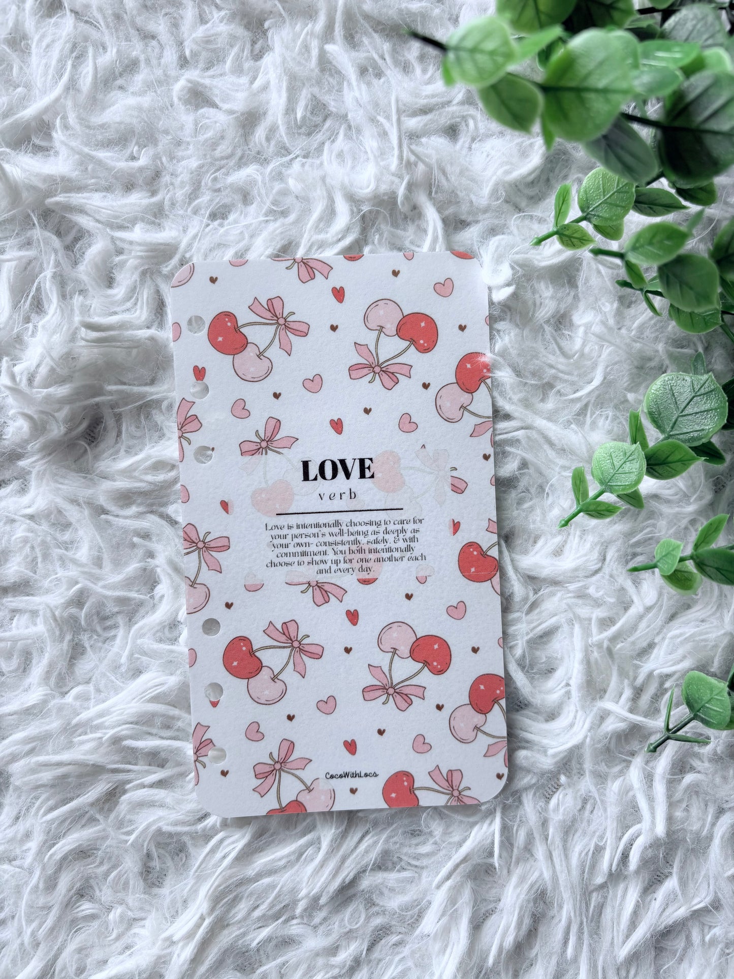 Love is In The Air “Love” Binder Dashboard