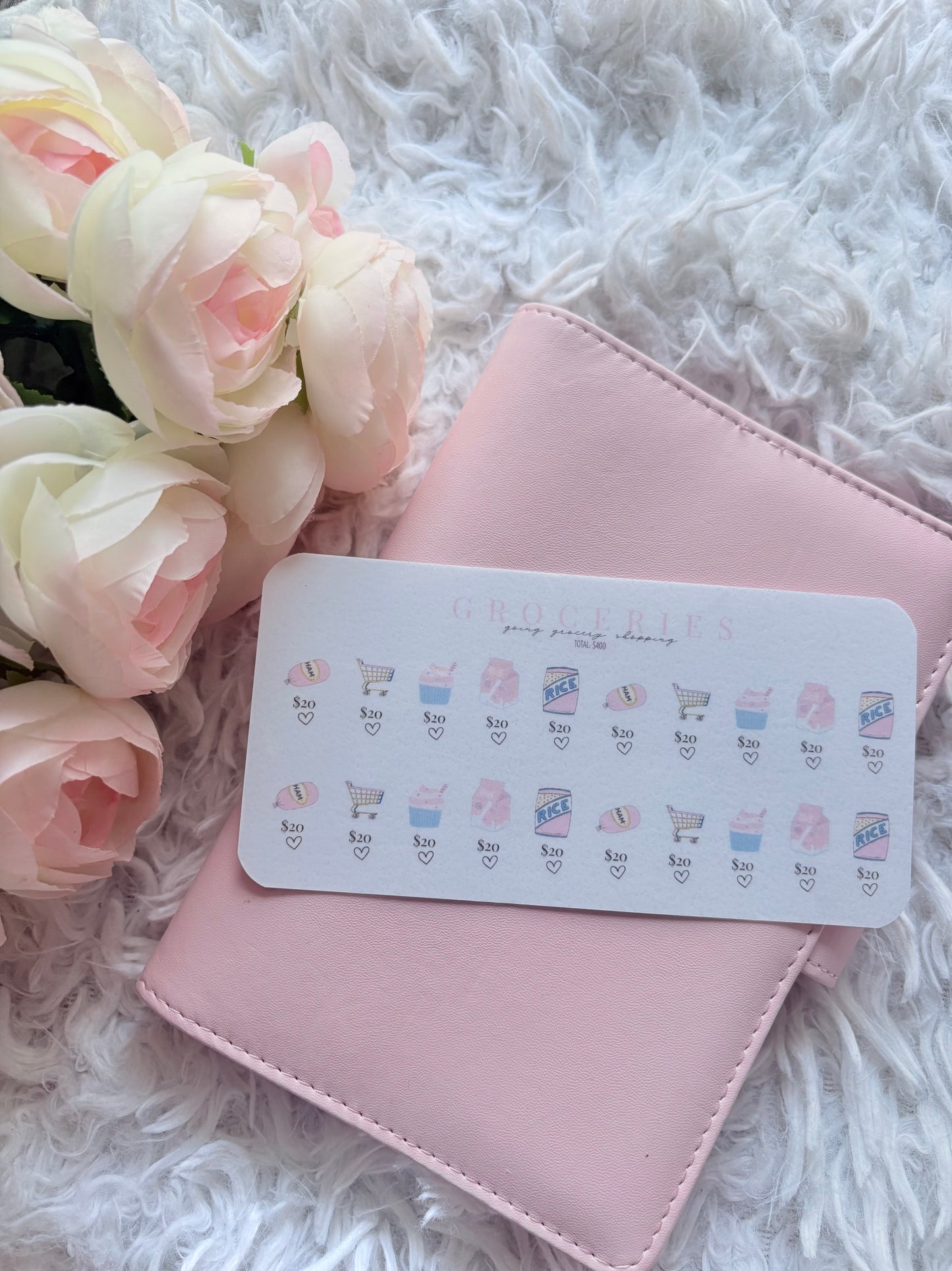 Grocery Savings Challenge- Pink