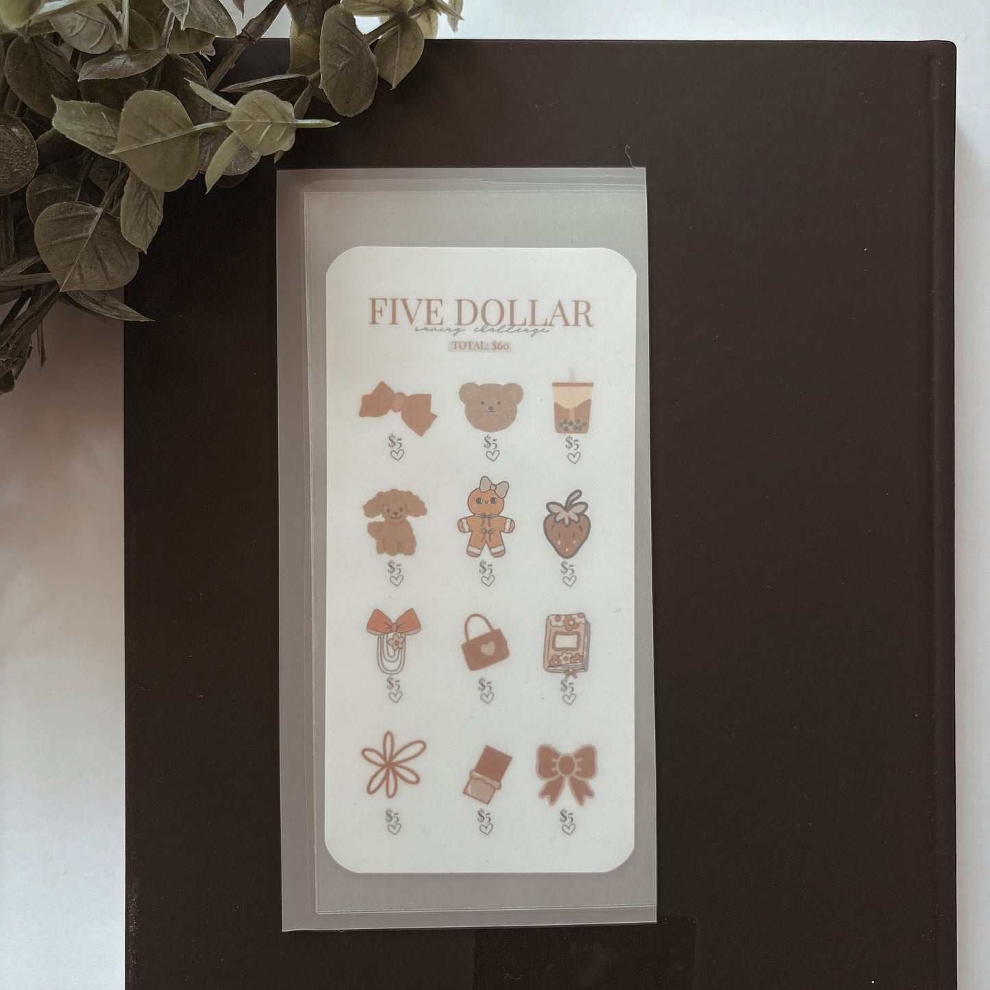 $5 Savings Challenge 4 A6