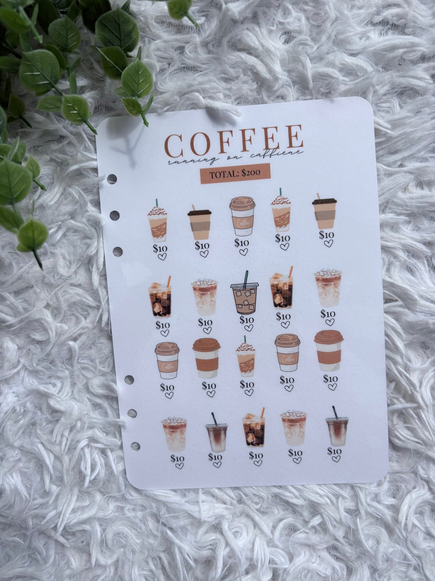 Brown Coffee Saving Challenge