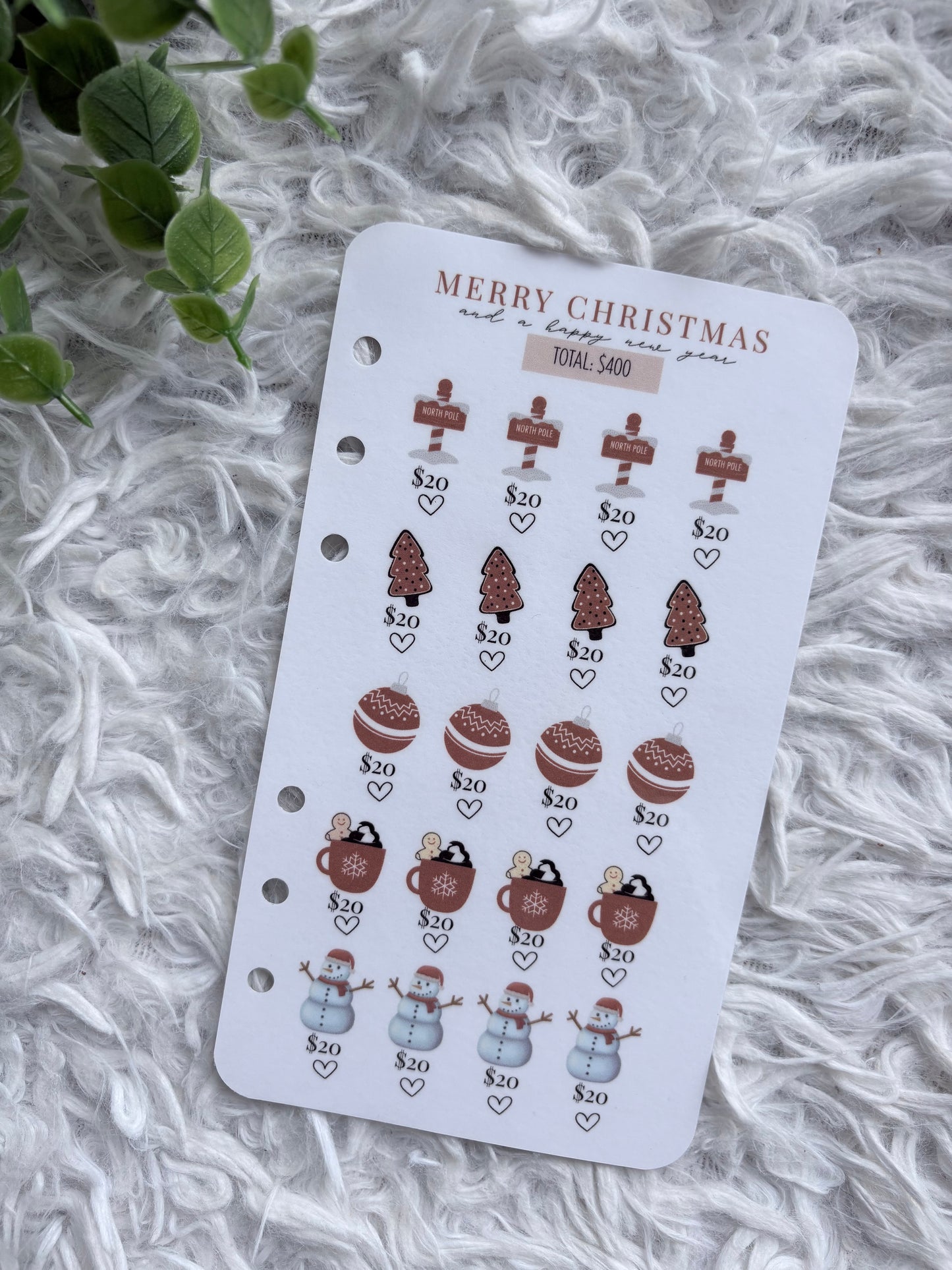 Brown Christmas Saving Challenge