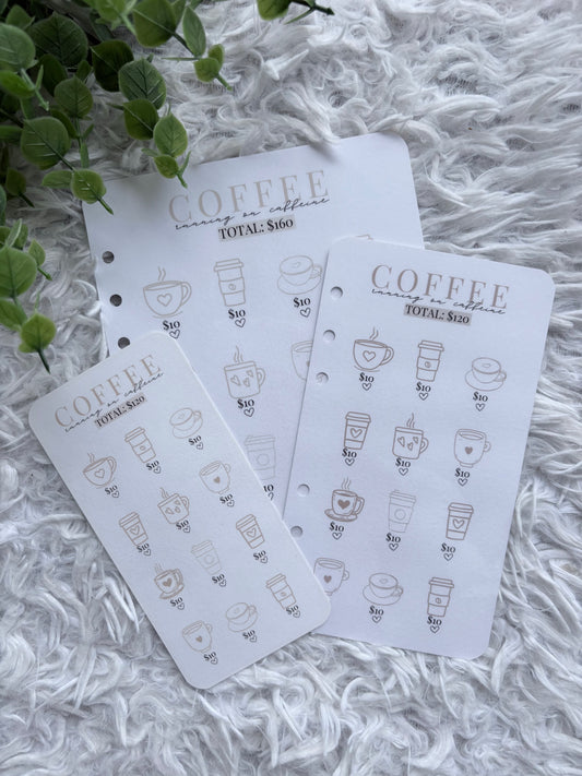 Tan Coffee Saving Challenge