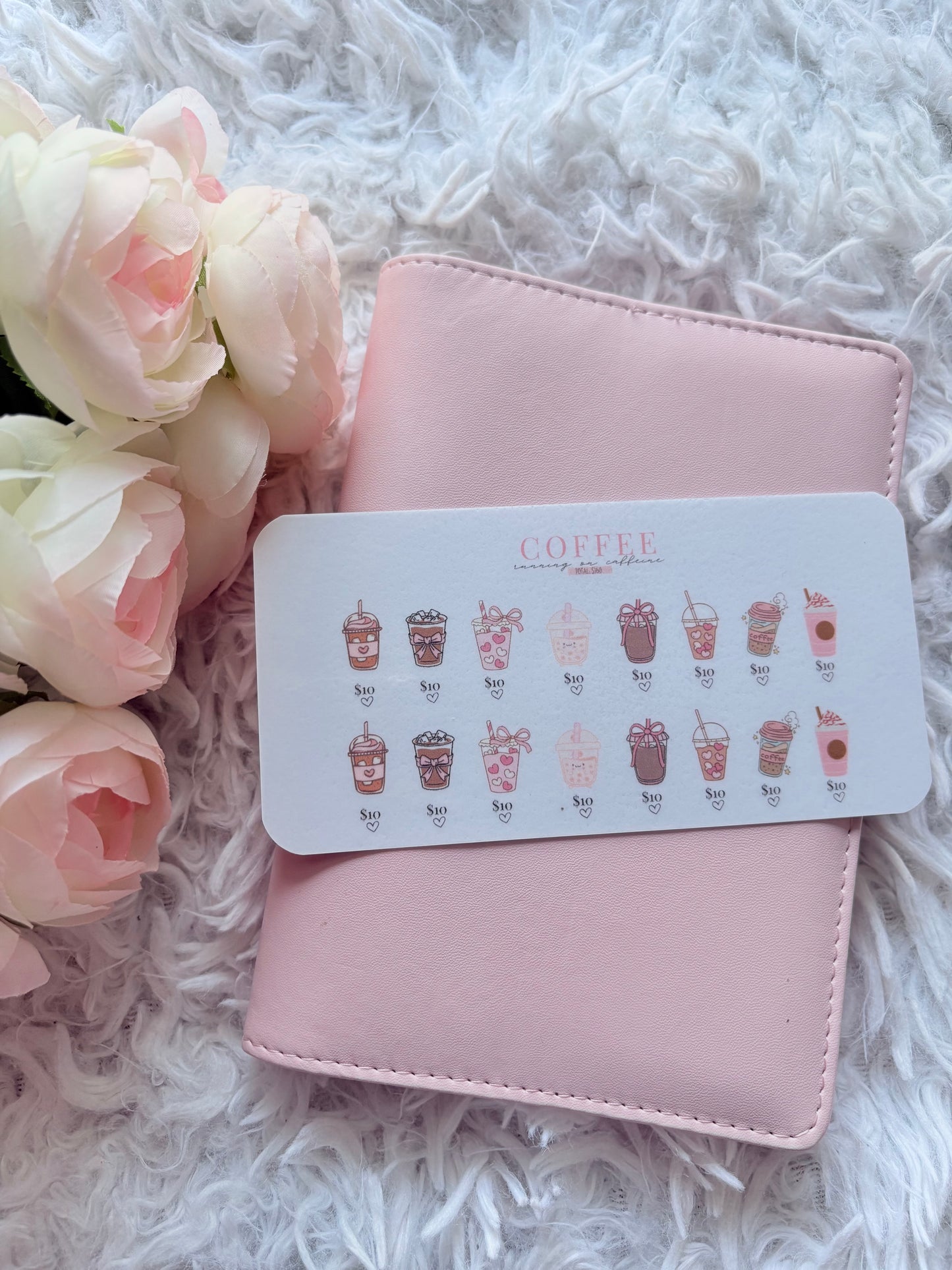 Coffee Savings Challenge – Pink