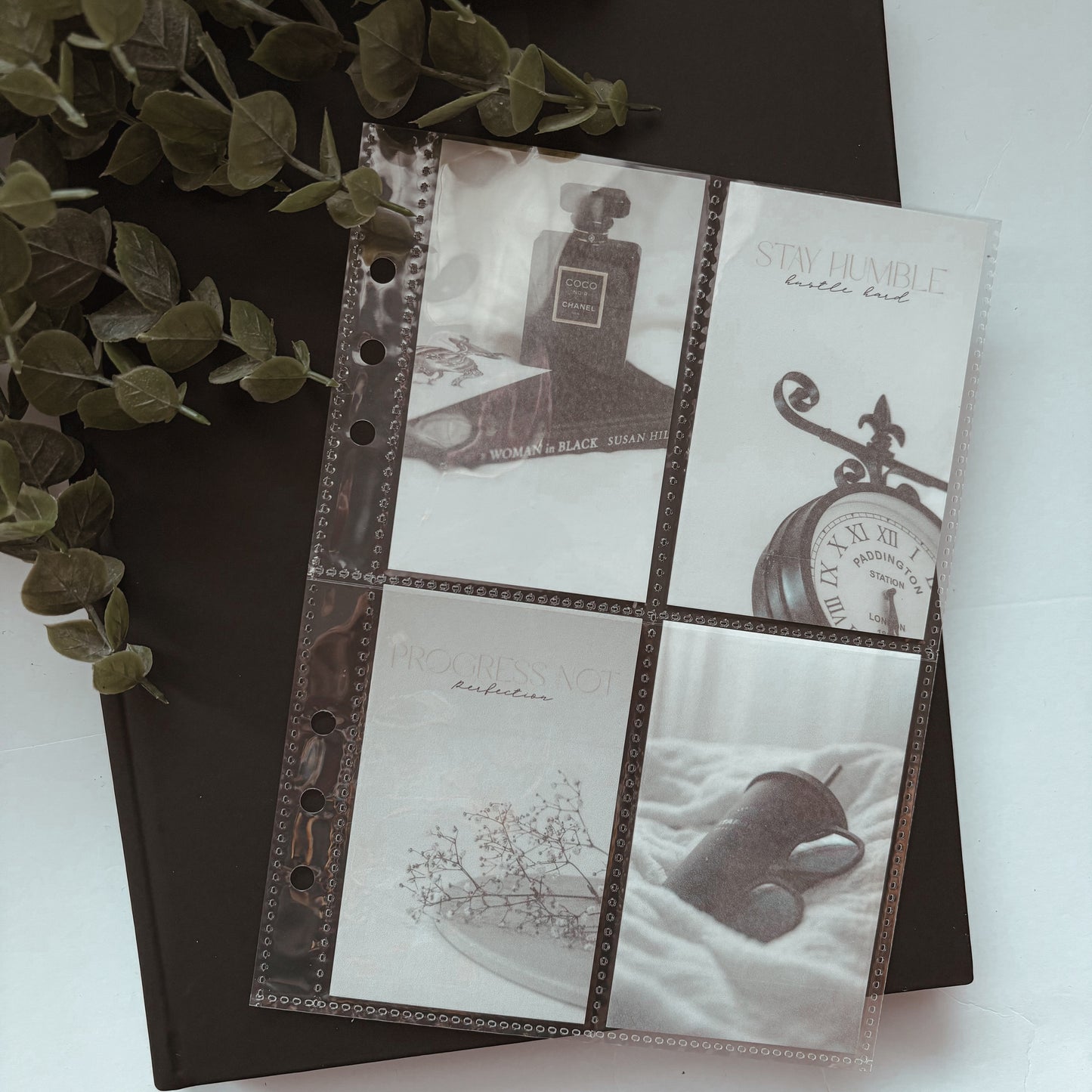 Aesthetic Binder Cards – Set of 4 (Fits A5 Binders)