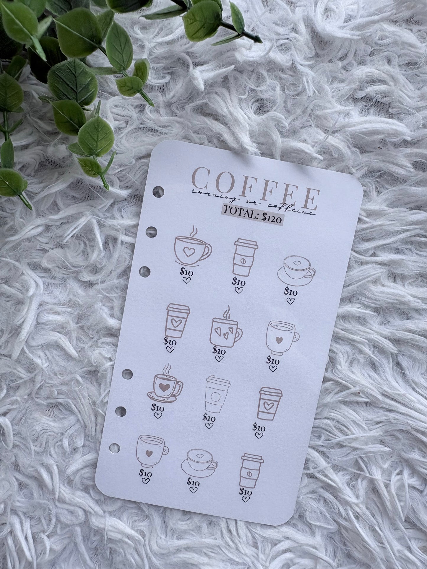Tan Coffee Saving Challenge