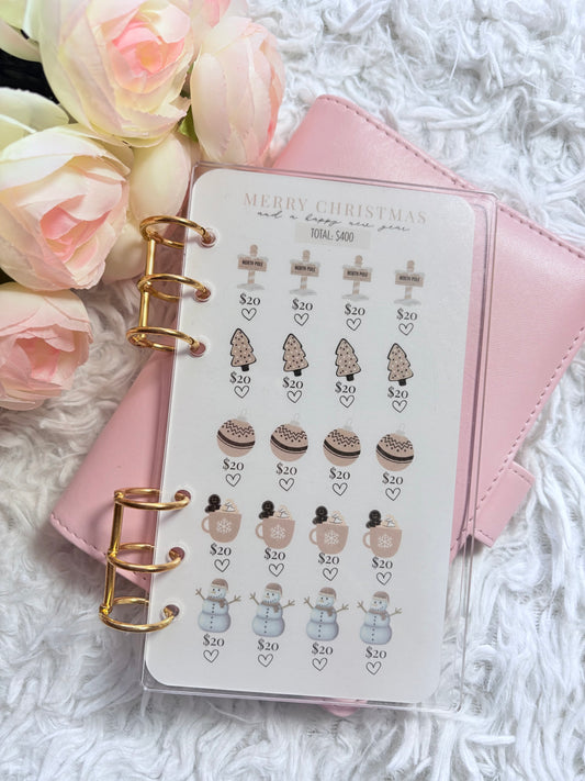 Christmas Savings Challenge- Tan