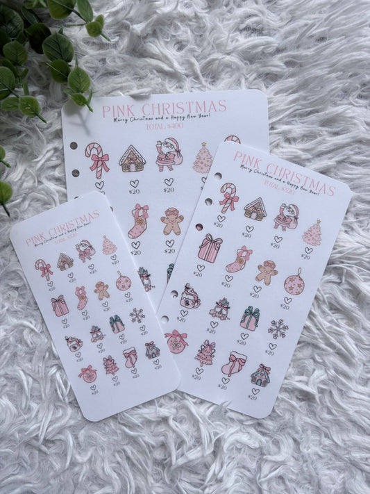 Pink Christmas Saving Challenge
