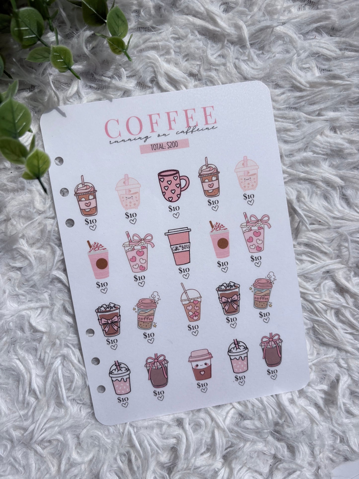 Pink Coffee Saving Challenge