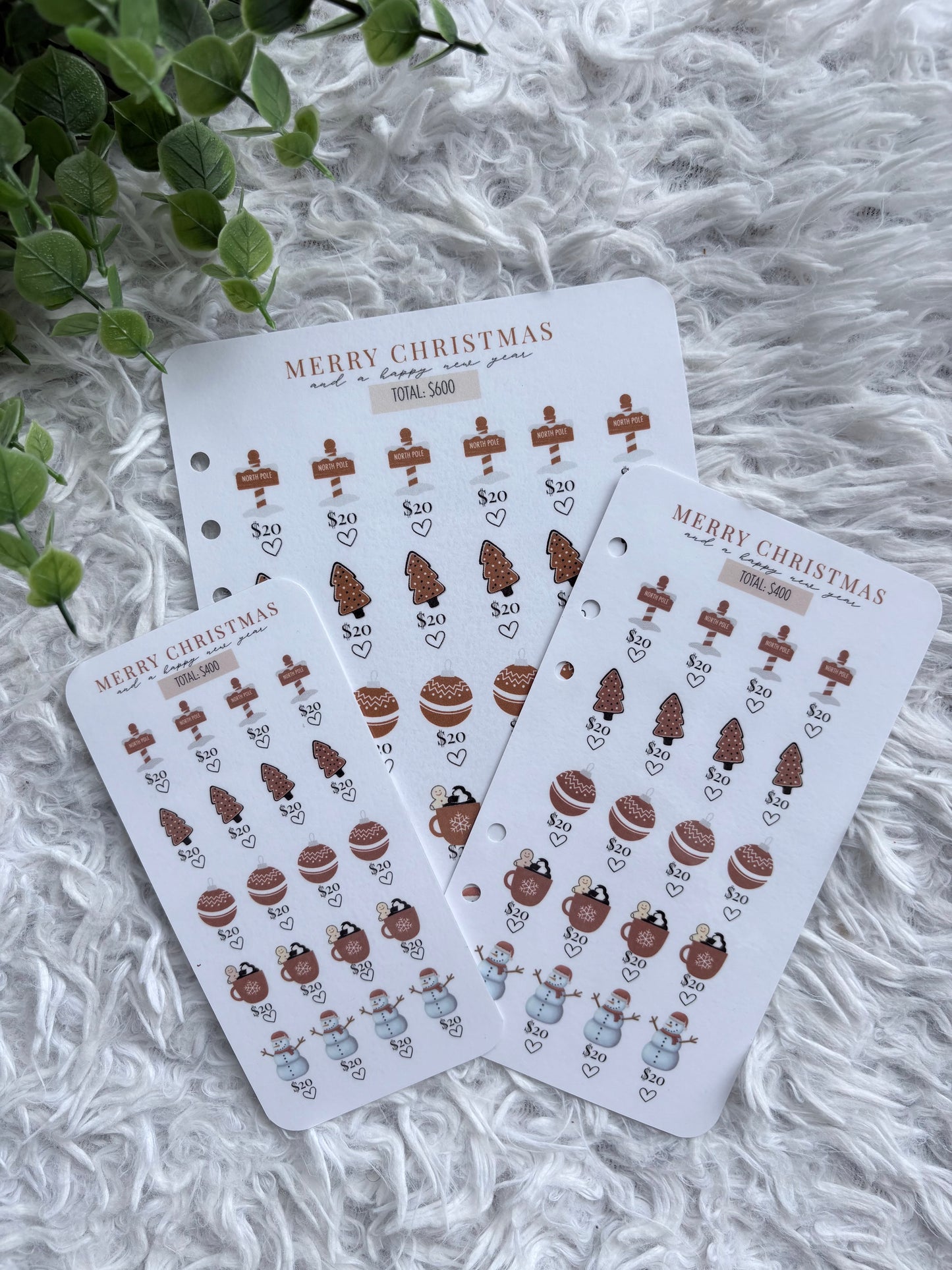 Brown Christmas Saving Challenge