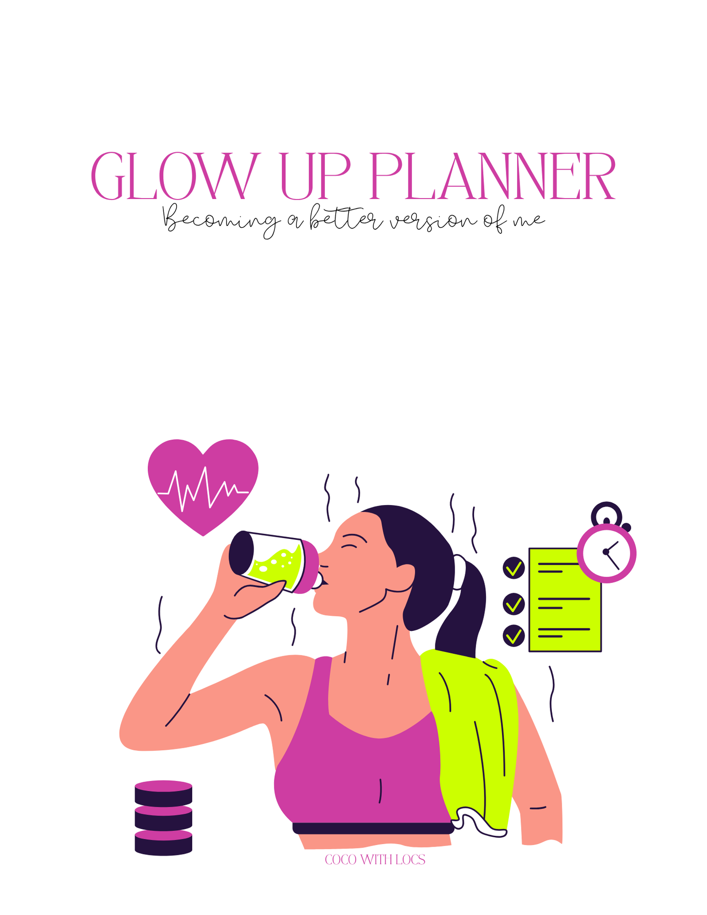 Fitness Glow Up Planner