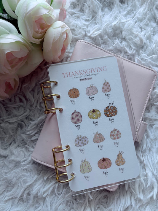 Thanksgiving Pumpkin Savings Challenge