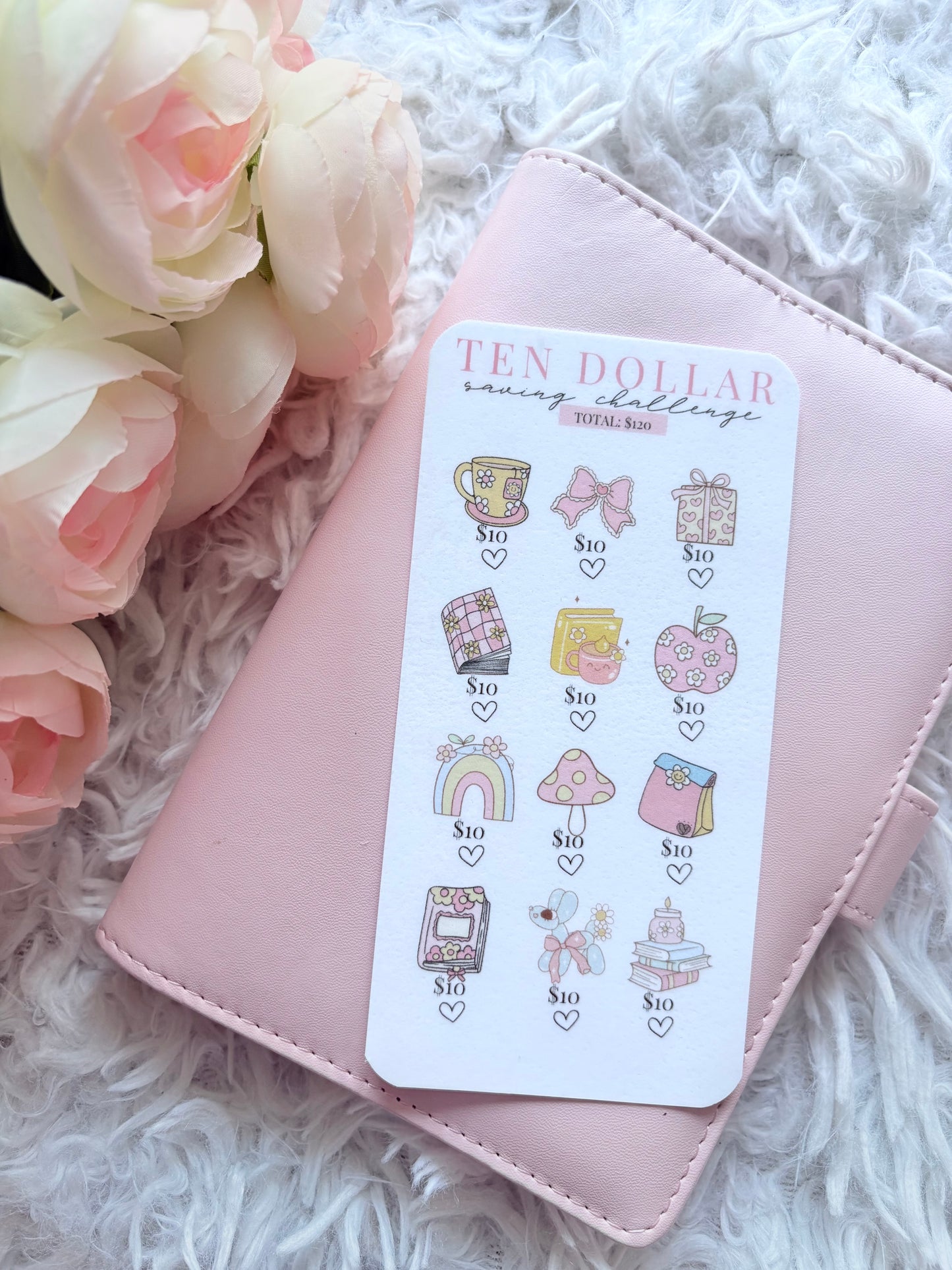 $10 Savings Challenge – Flower Puff