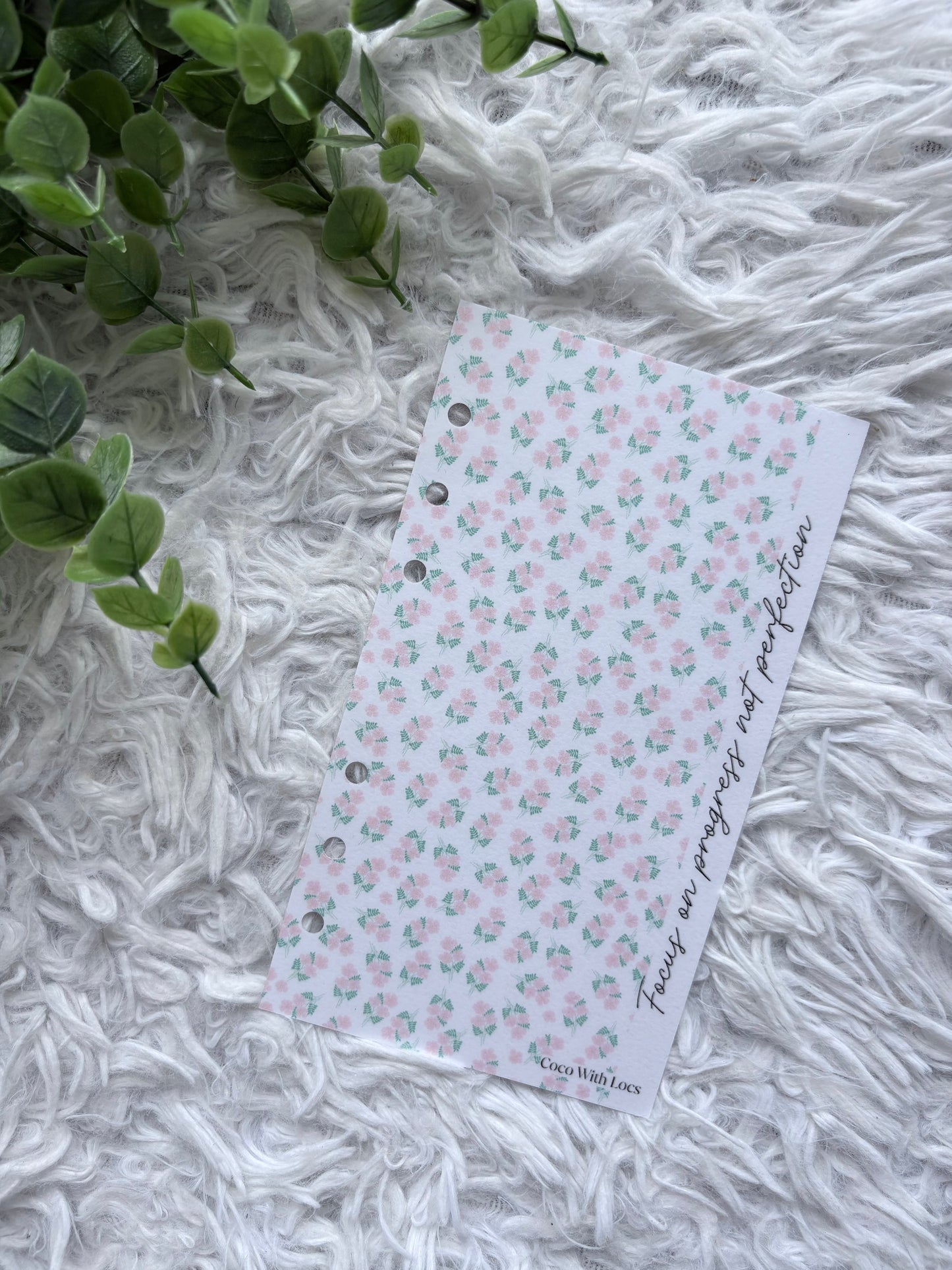 Floral Pink Budget Binder Dashboard | A6 & A5 Affirmation Dashboard Insert