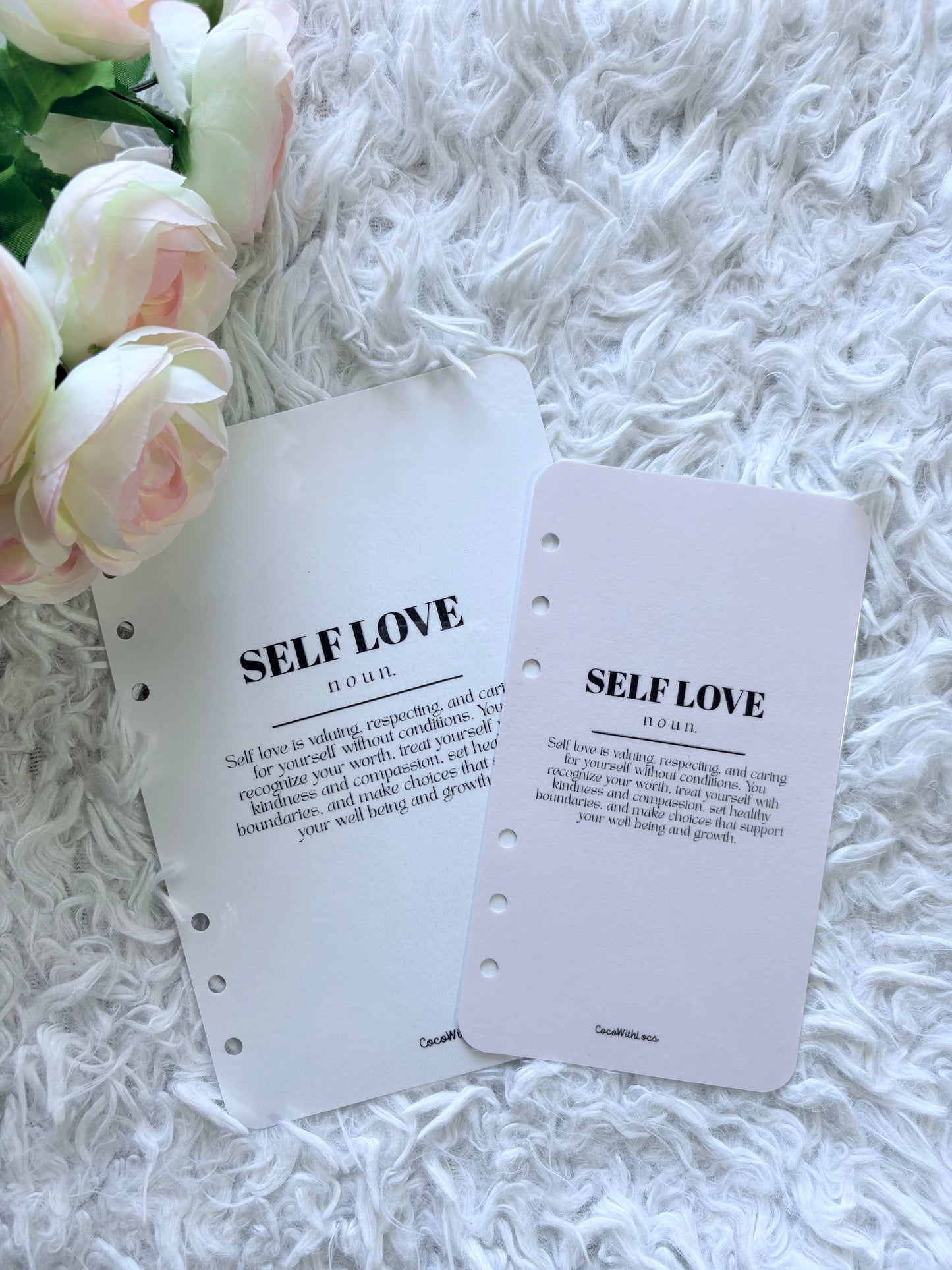 Self Love Binder Dashboard