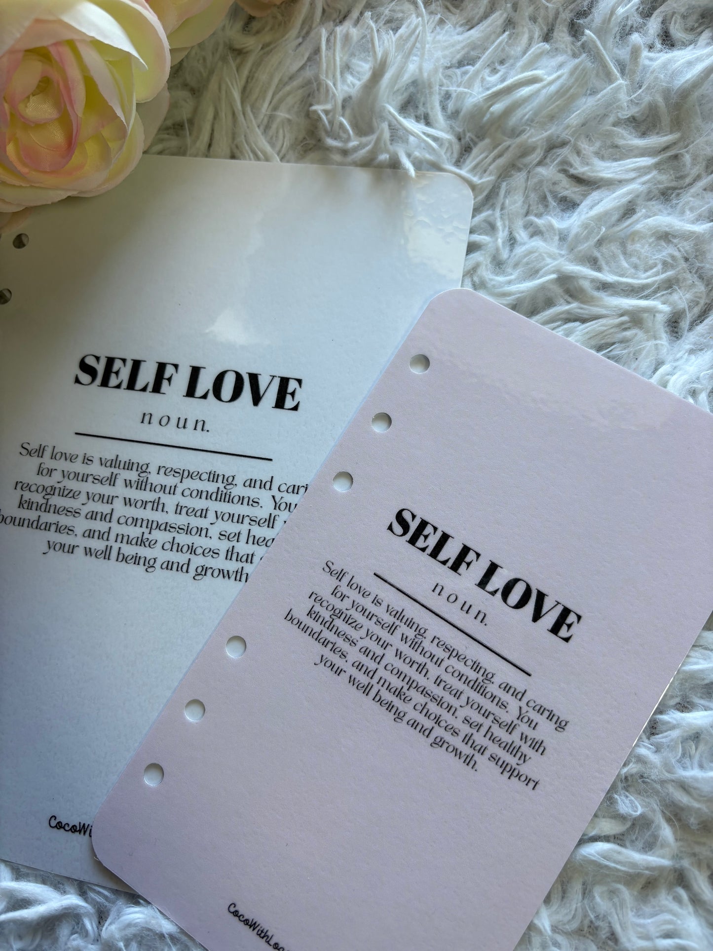 Self Love Binder Dashboard