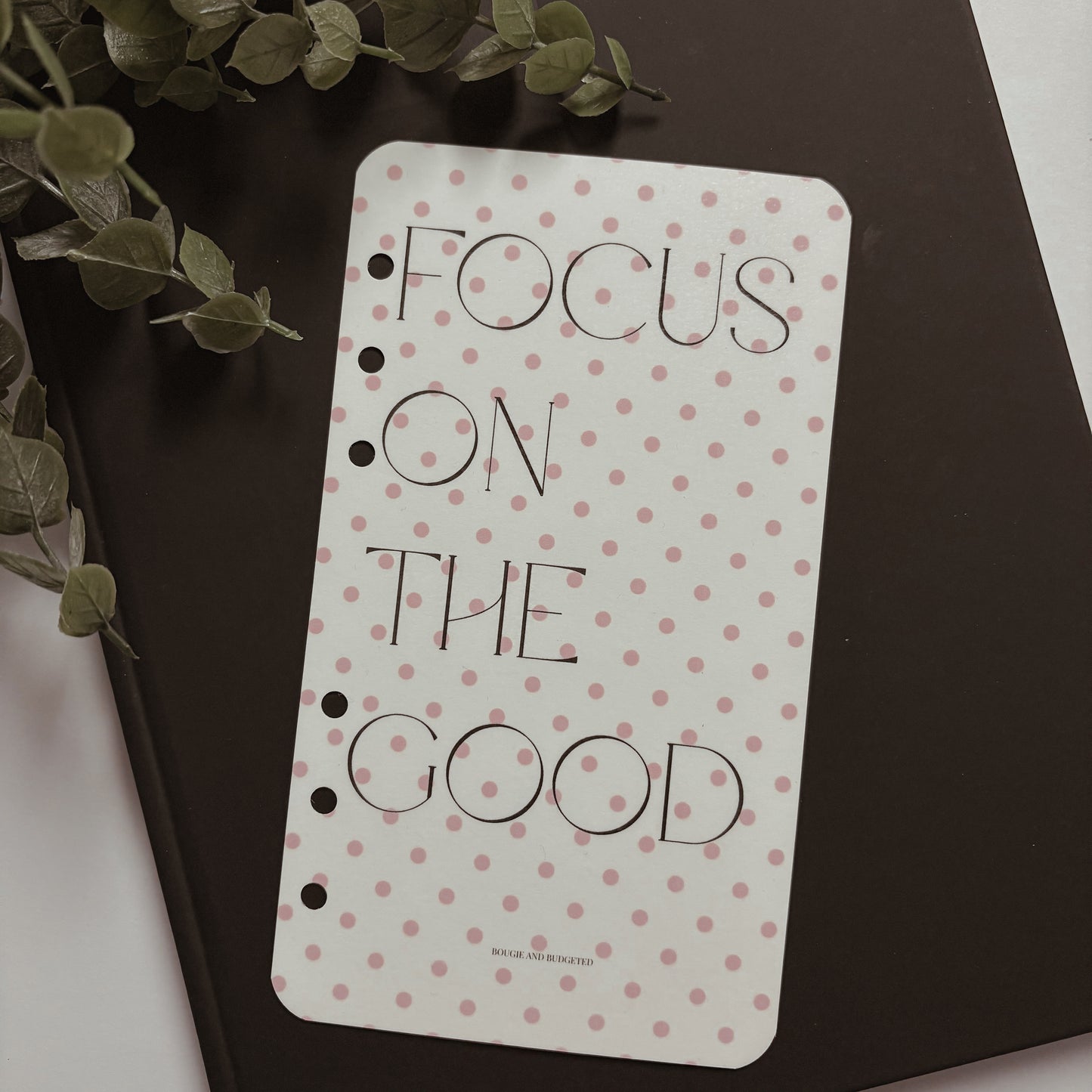 Focus On The Good A6 Dashboard