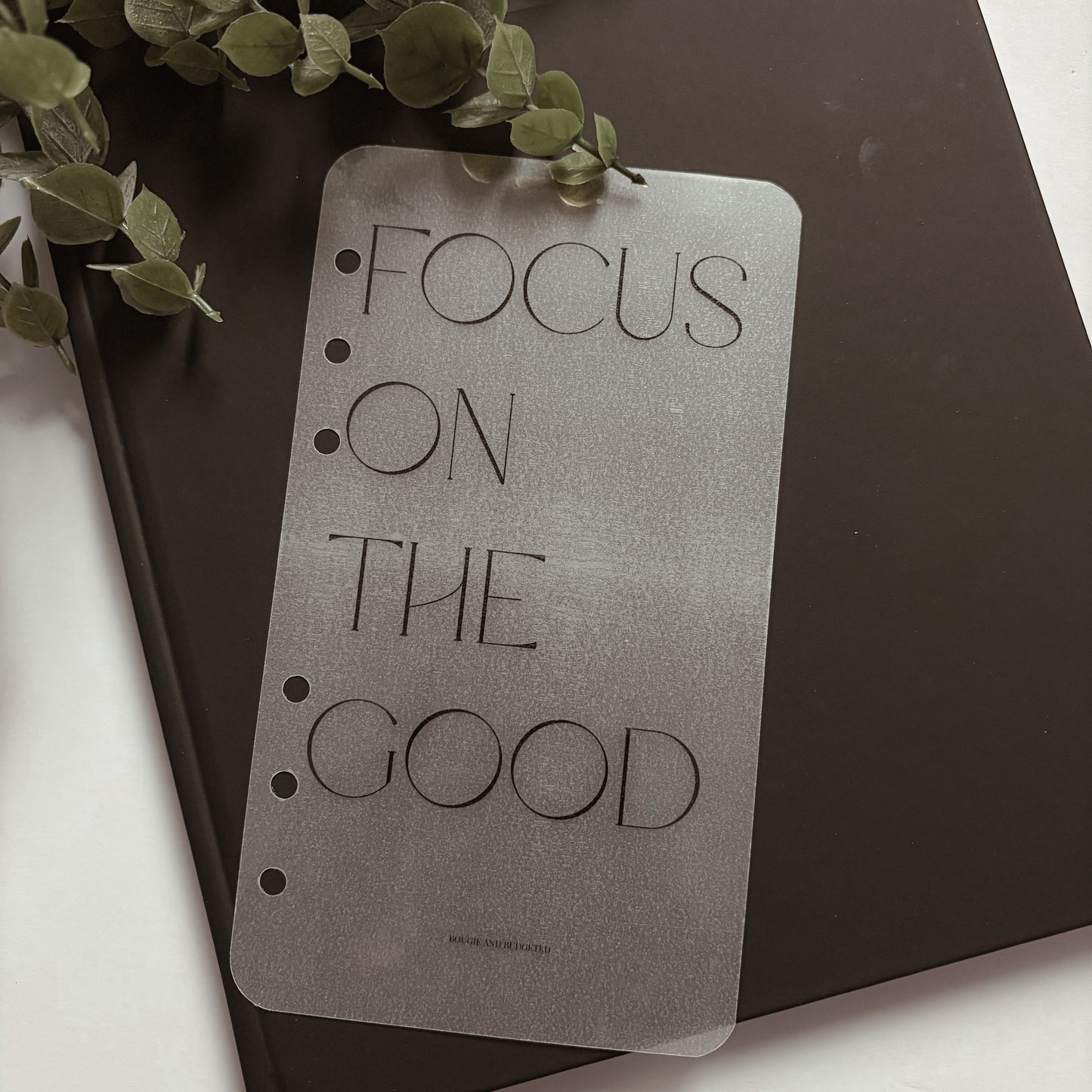 Focus On The Good A6 Dashboard