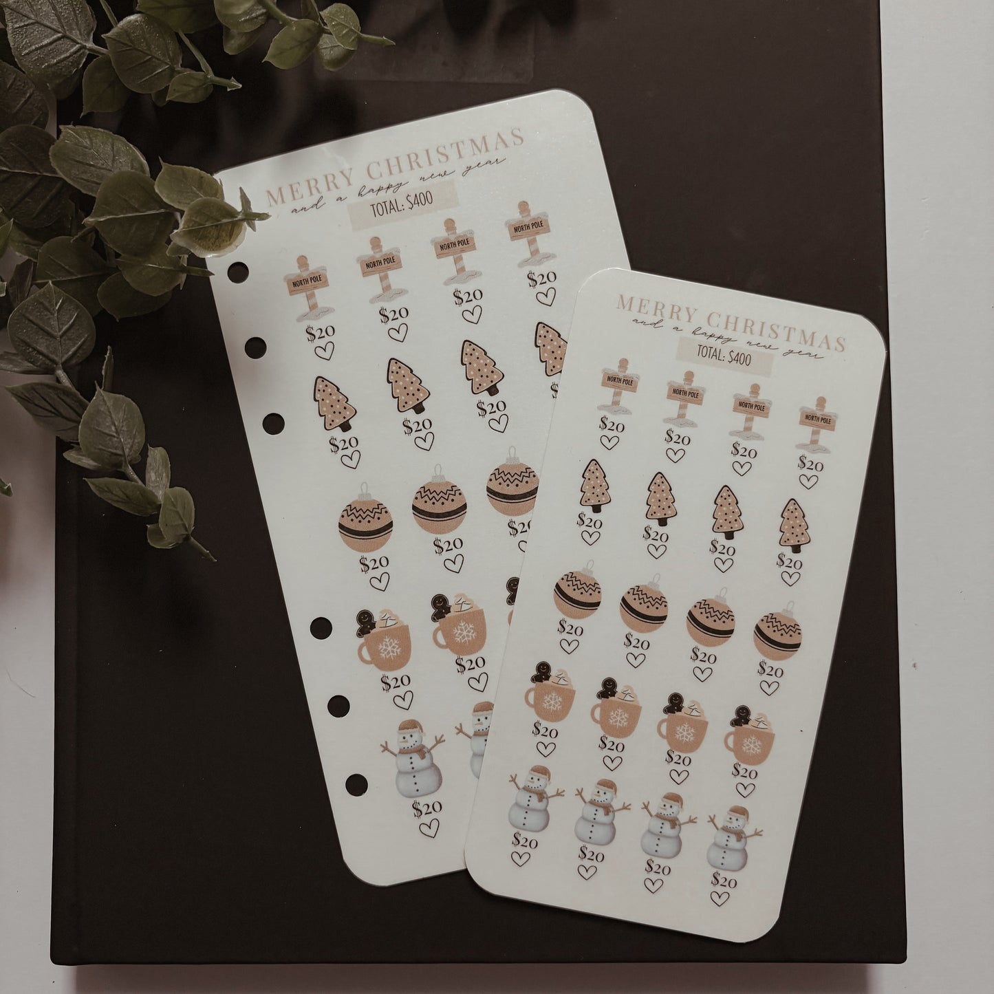 Tan Luxe Christmas Savings Challenge - A6